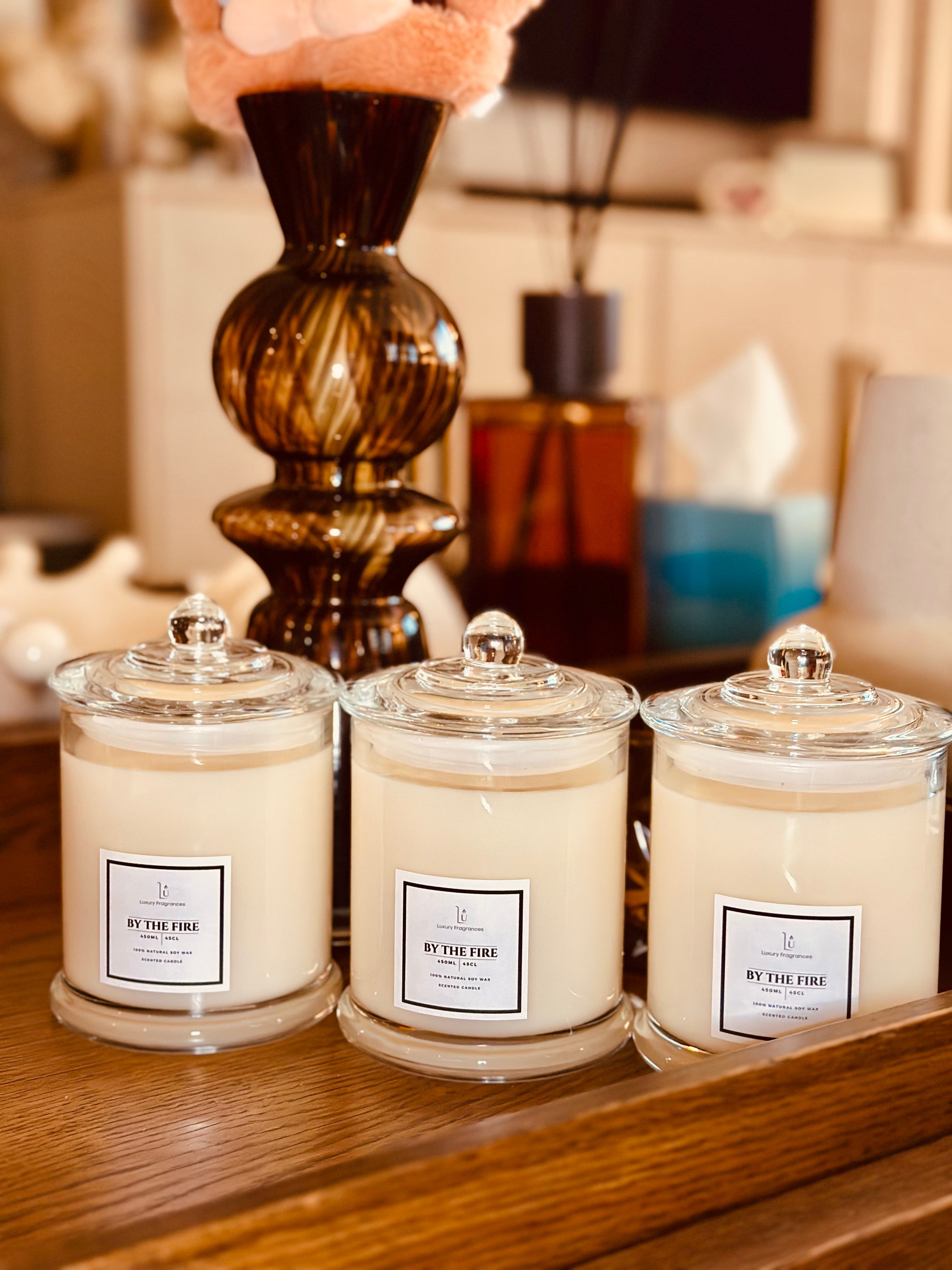 Naomi Luxury Scented Candle - Matte Black