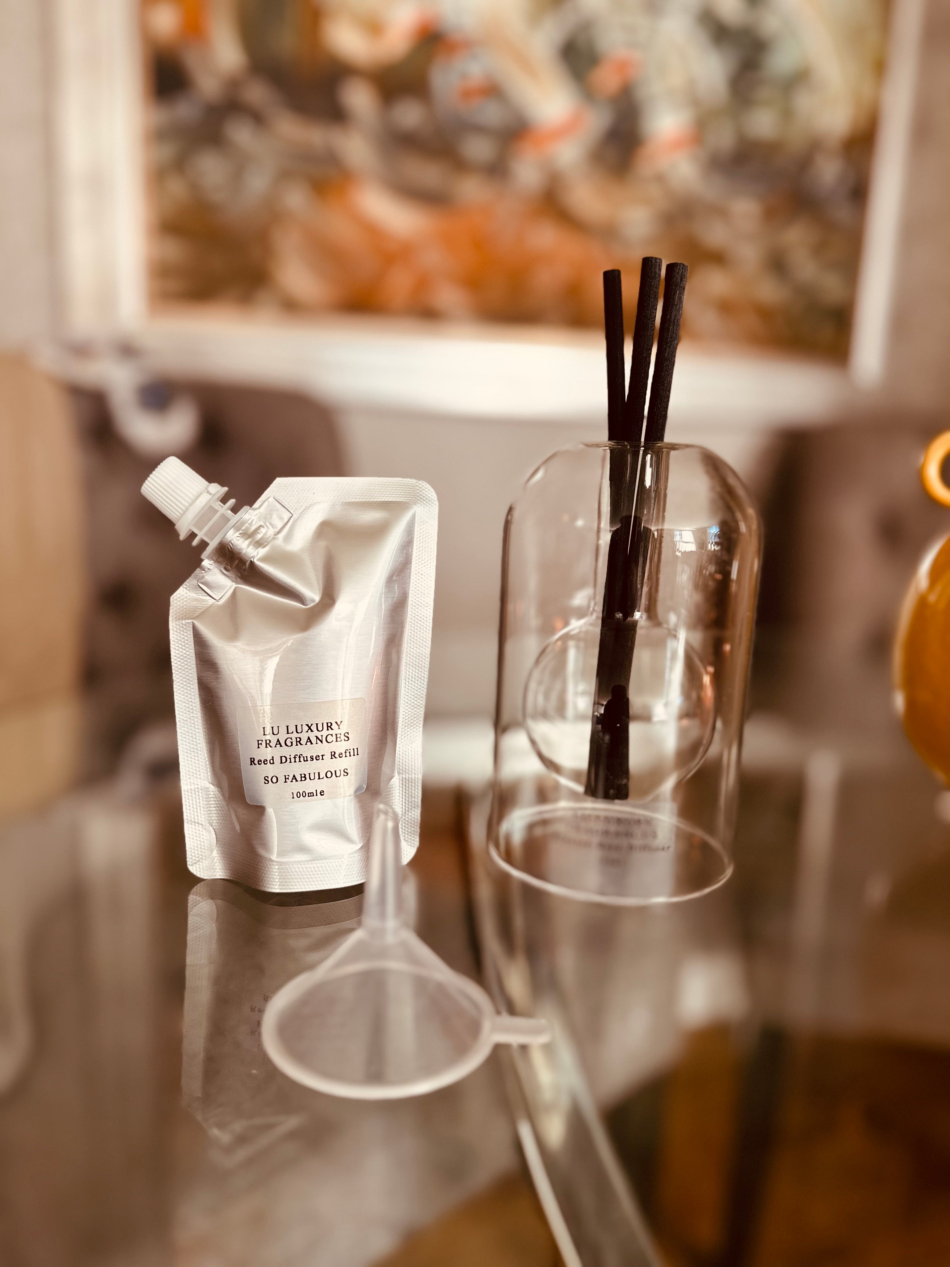 Clear Glass Reed Diffuser-Sorrento Range