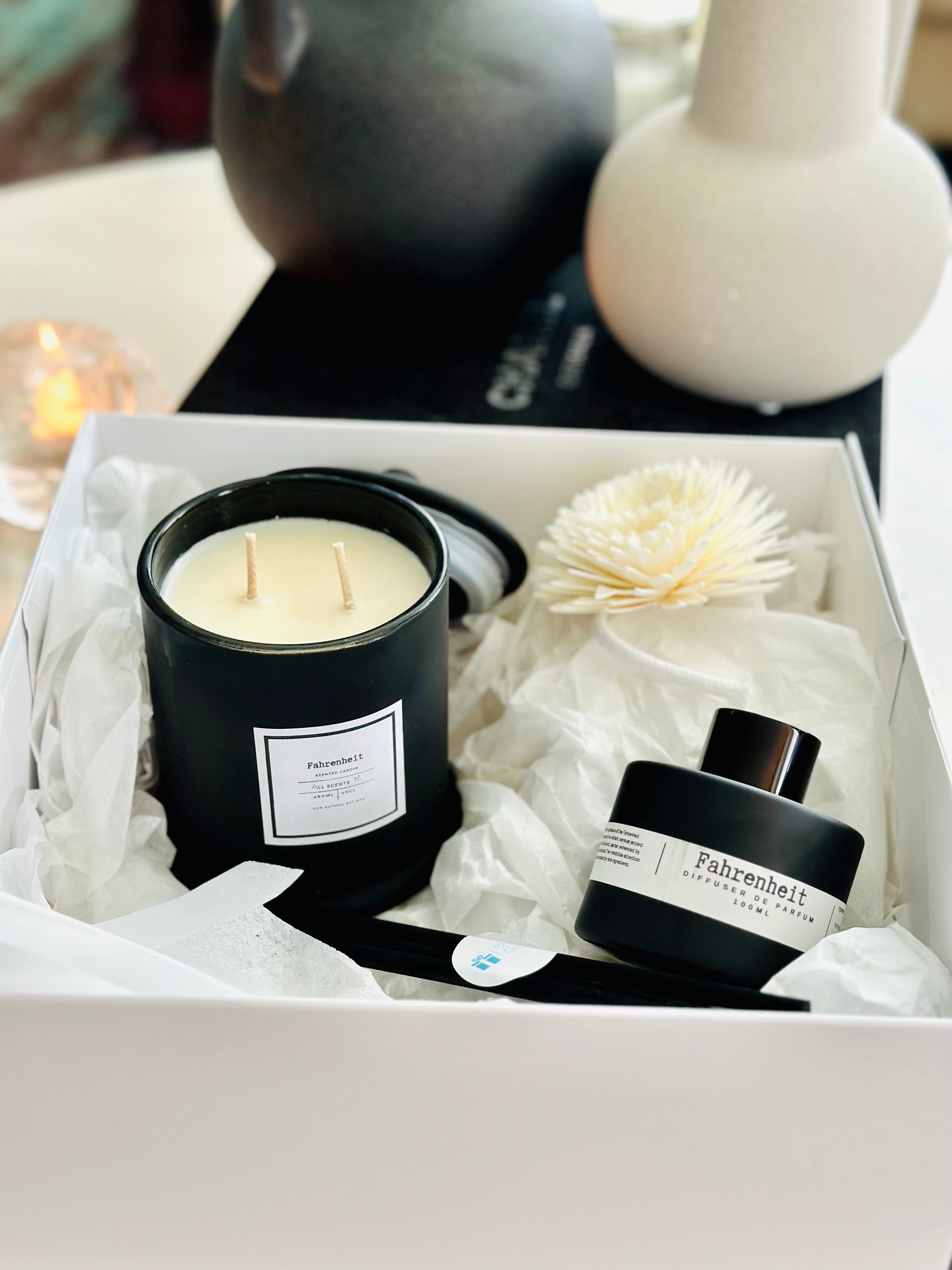 Our luxury home fragrance gift makes inspiring presents for friends and family. Our beautifully boxed gift is perfectly suited to any space or occasion.