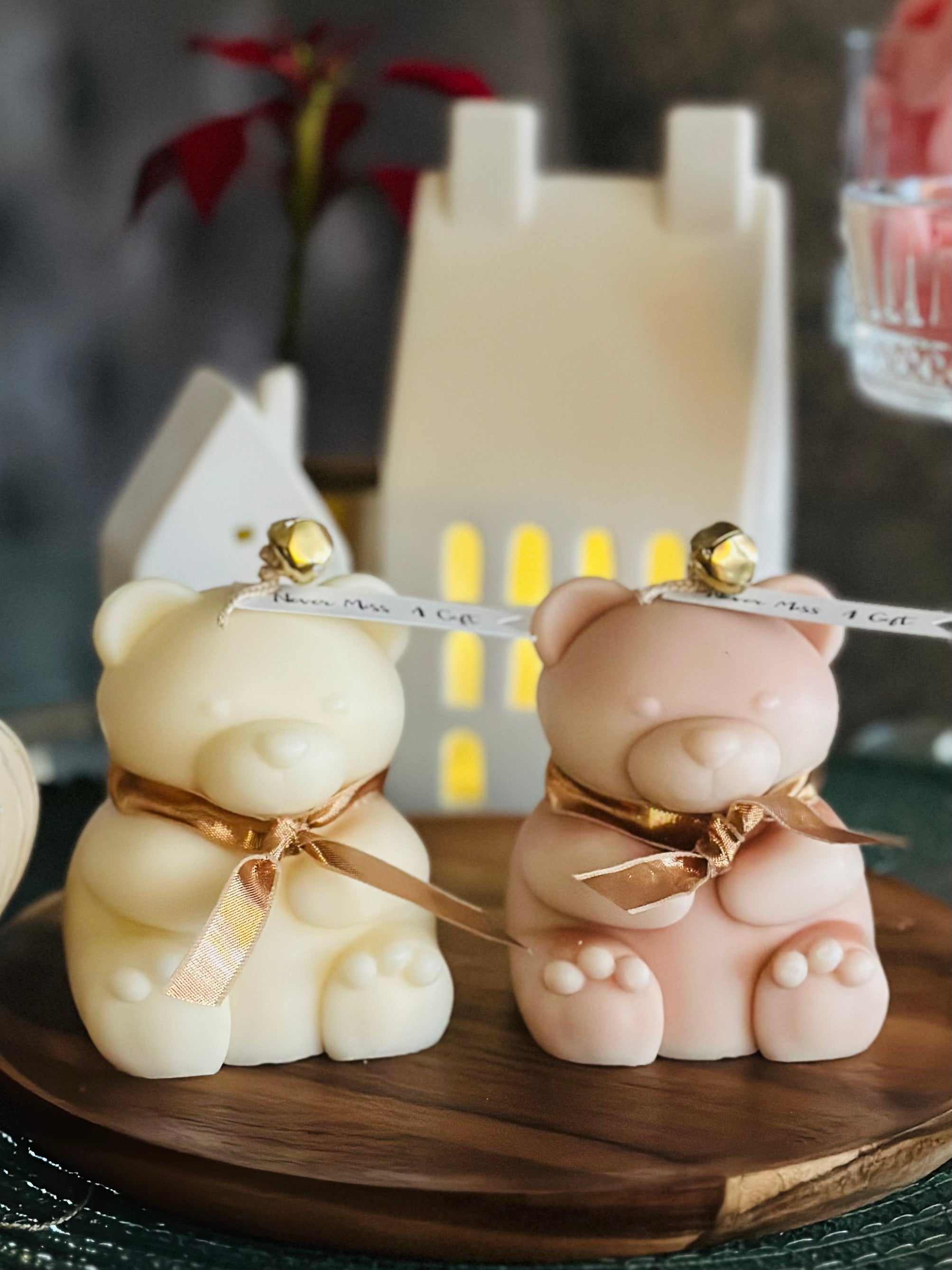 Cute Teddy Bear Candle