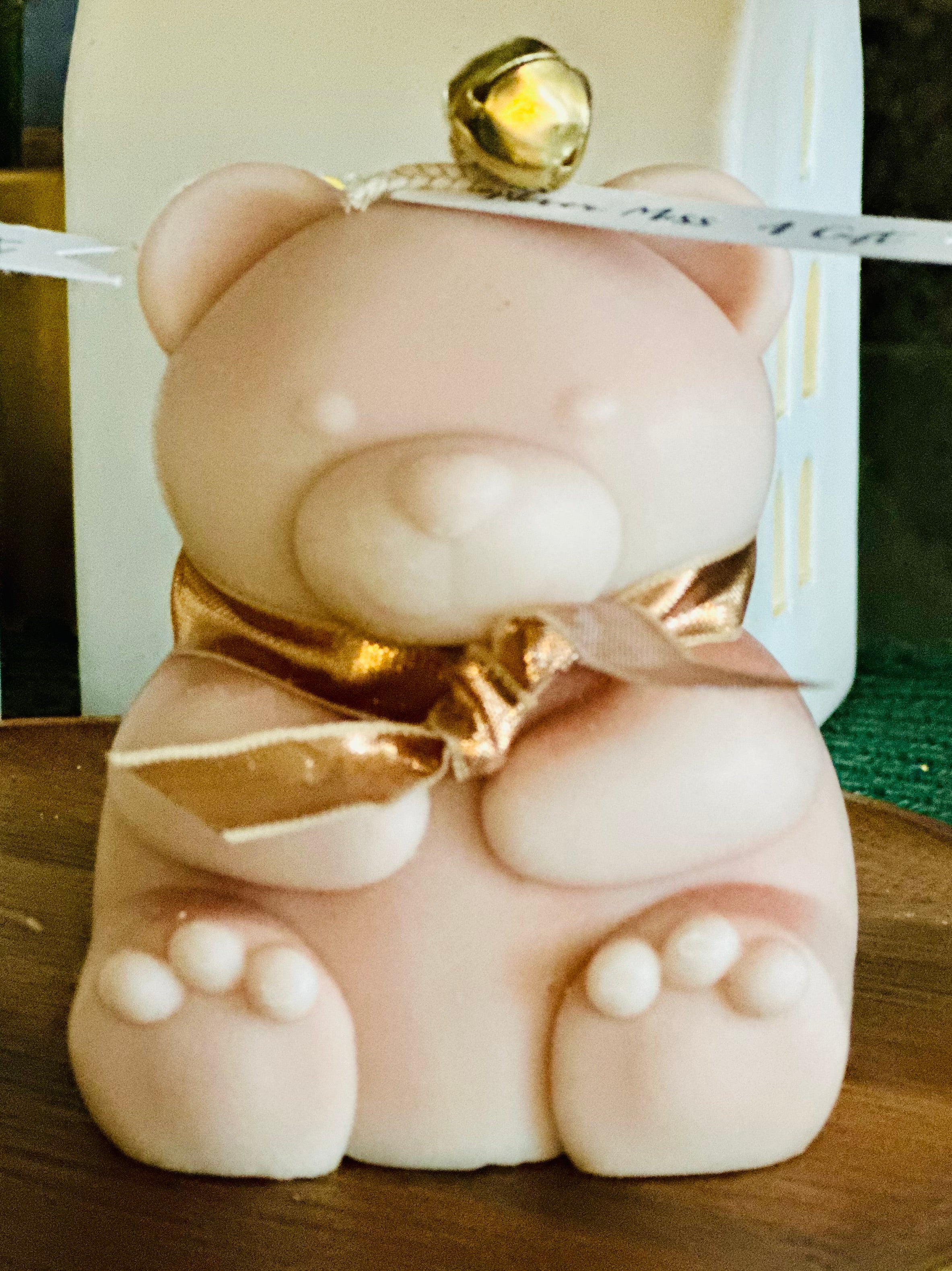 Cute Teddy Bear Candle