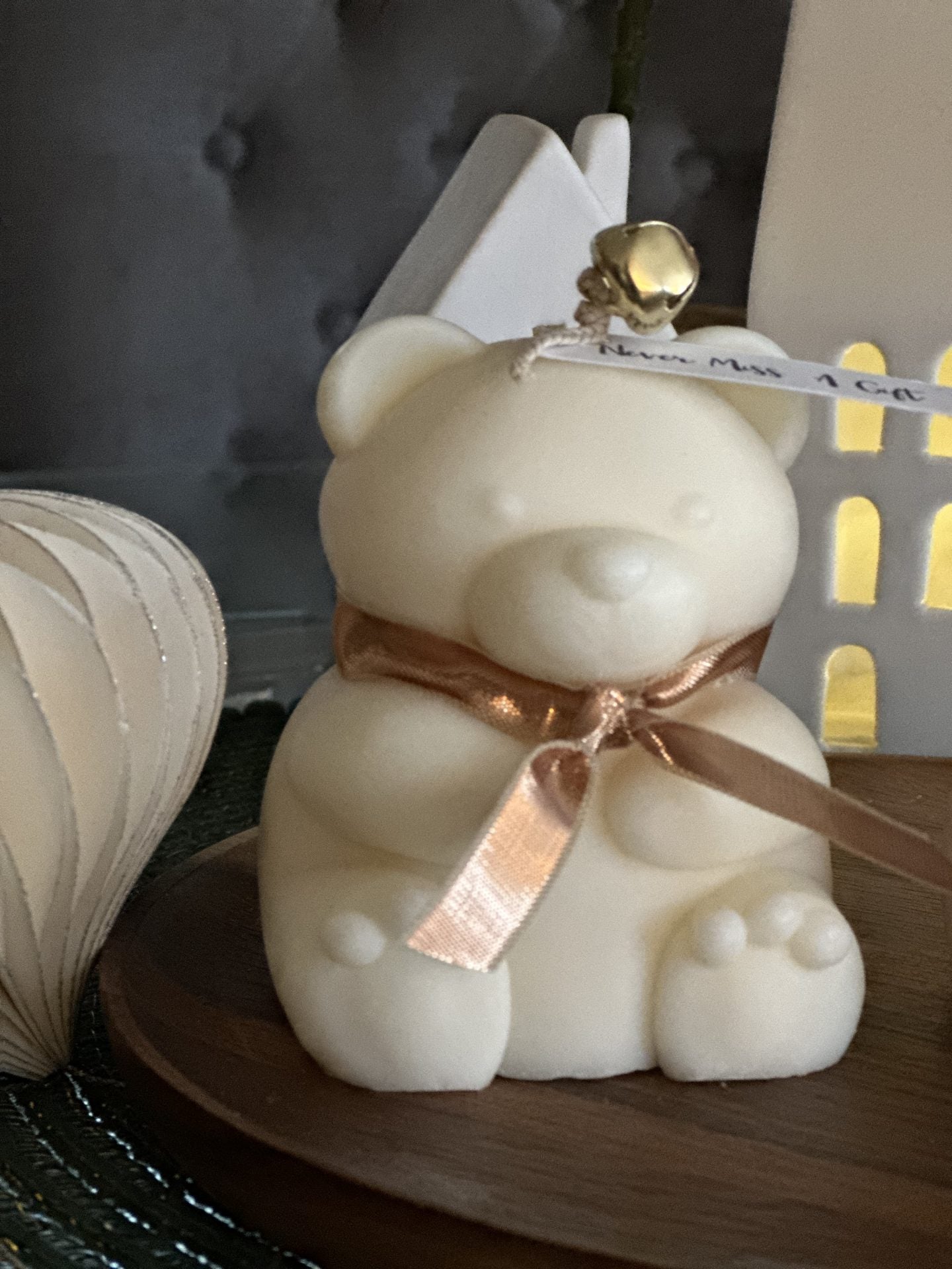 Cute Teddy Bear Candle