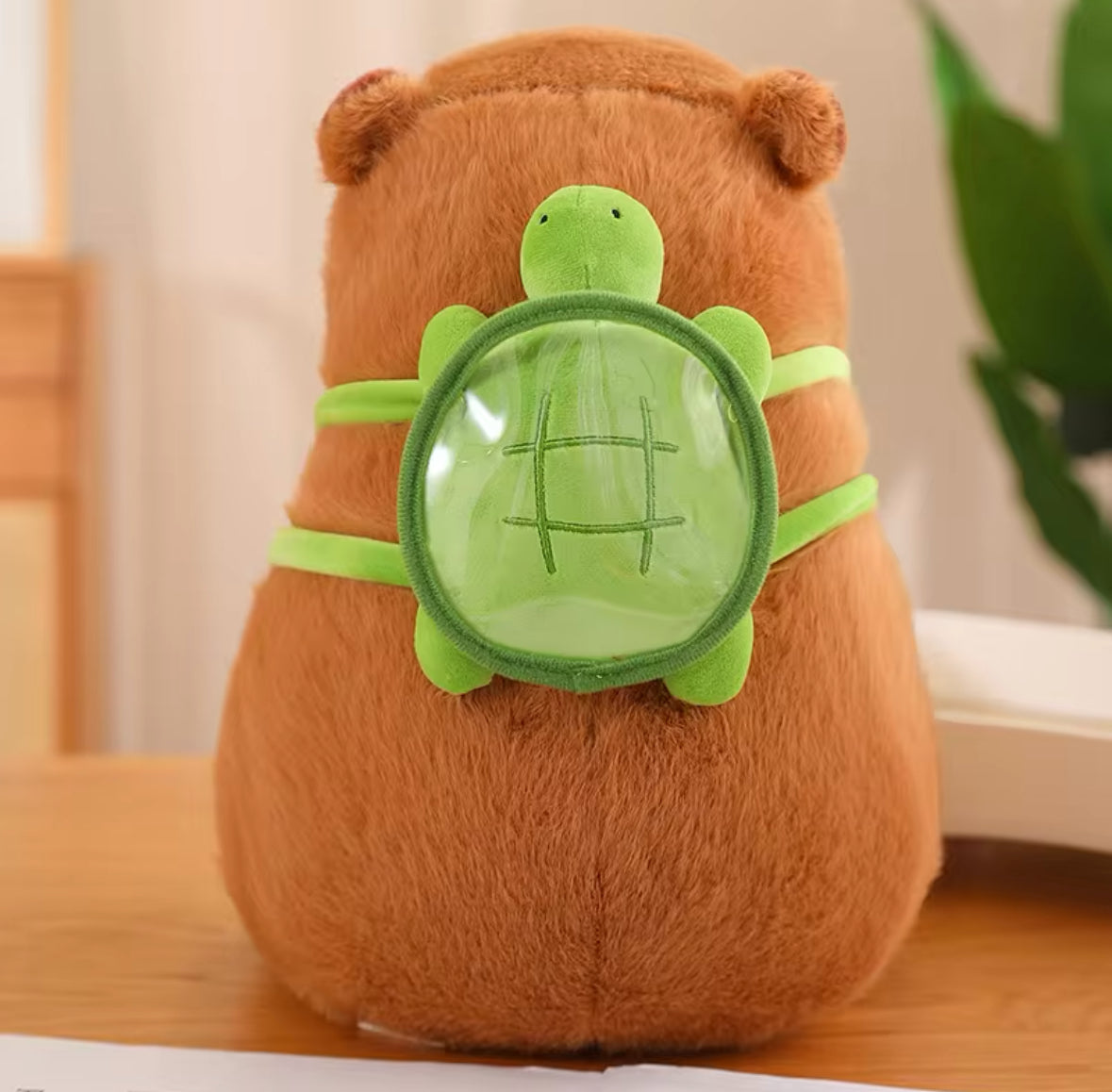Capybara Turtle Plush Toy