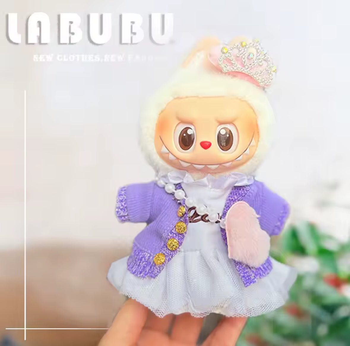 Spruce up your quirky Labubu with these adorably crafted outfits made just for your mischievous monster pal! Bursting with mix-and-match possibilities.