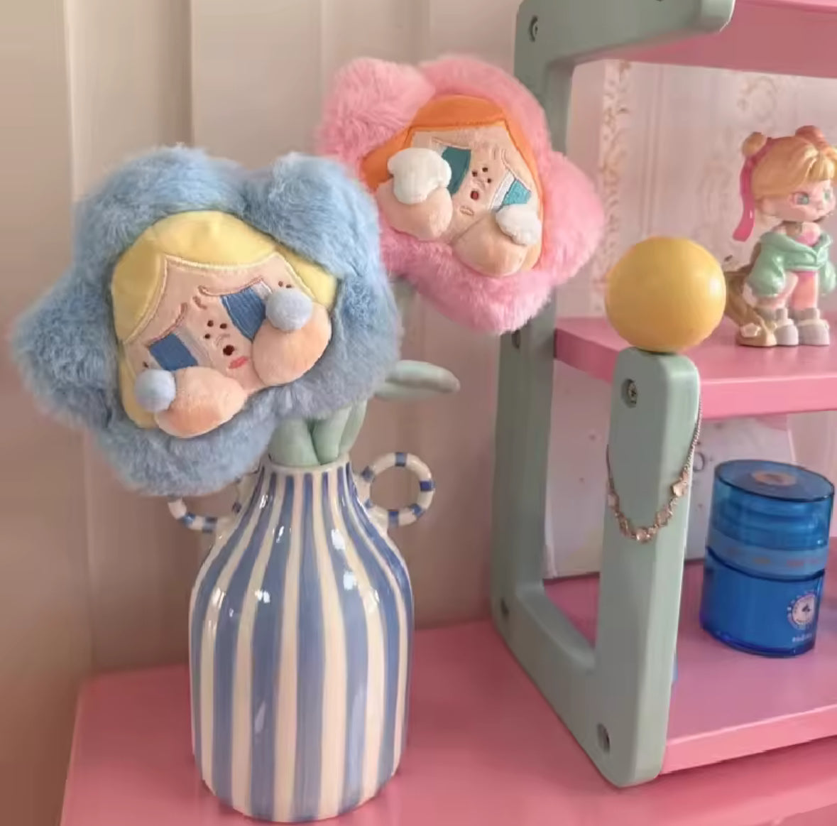 Indulge in the exclusive Pop Mart Sad Club Flower Stem Series. With 6 different colours to choose from, these cute plush flowers make for a long-lasting and delightful gift. Blind box packaging adds an element of surprise, making each one a unique and special token of affection. Elevate your gifting* game with this luxurious and timeless collection.