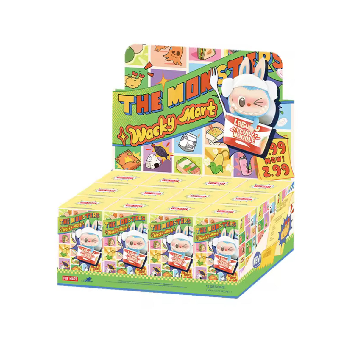 Snack Inspired Monster Series.
Discover a world of delicious surprises with the Pop Mart Labubu Whacky Marts Blind Box Series. Each box contains a unique Pop Mart Whacky Mart figure in a fun and quirky snack style. With a variety of figures to collect, add some whimsy to your collection.