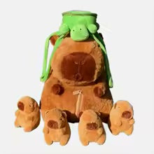 Get the perfect pet for the whole family! It's a bundle of furry joy with a unique twist - a mummy Capybara with not one, not two, not three, but four (wow!!!) cuddly baby's. Expand your family of fun with this special edition Capybara!