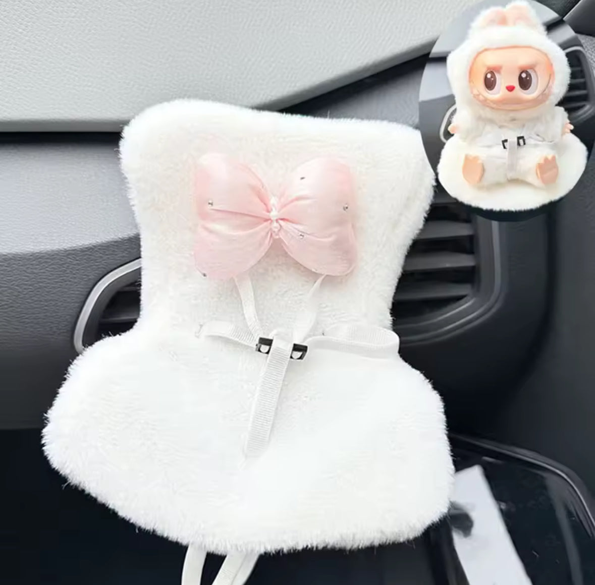 Labubu The Monsters Plush Car Seat