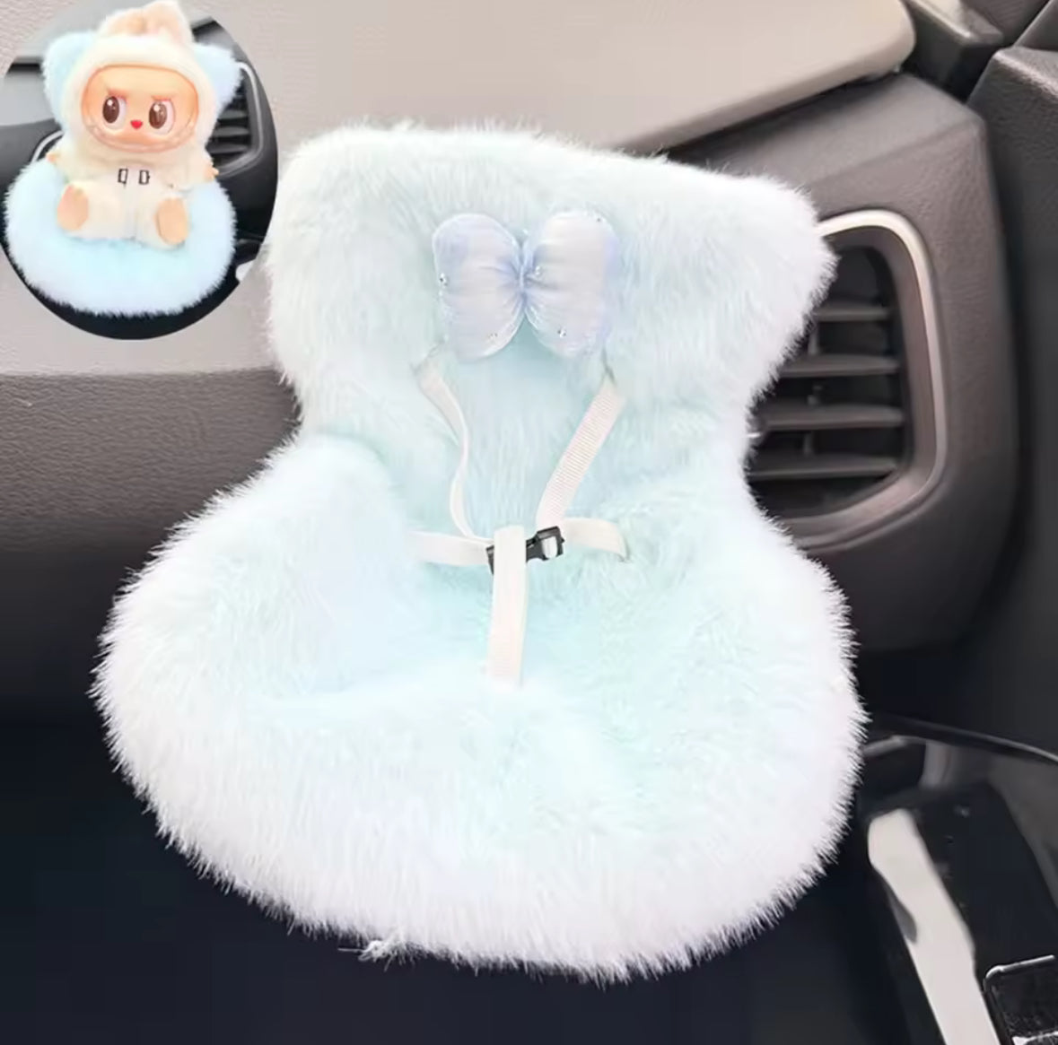 Labubu The Monsters Plush Car Seat