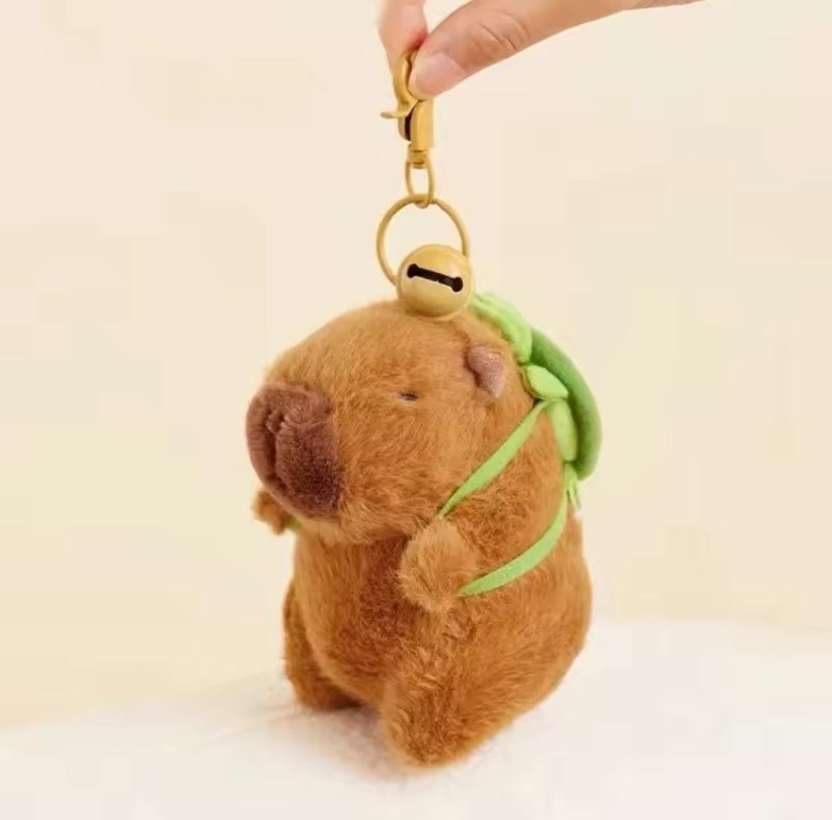 Cute Capybara Plush Keychains