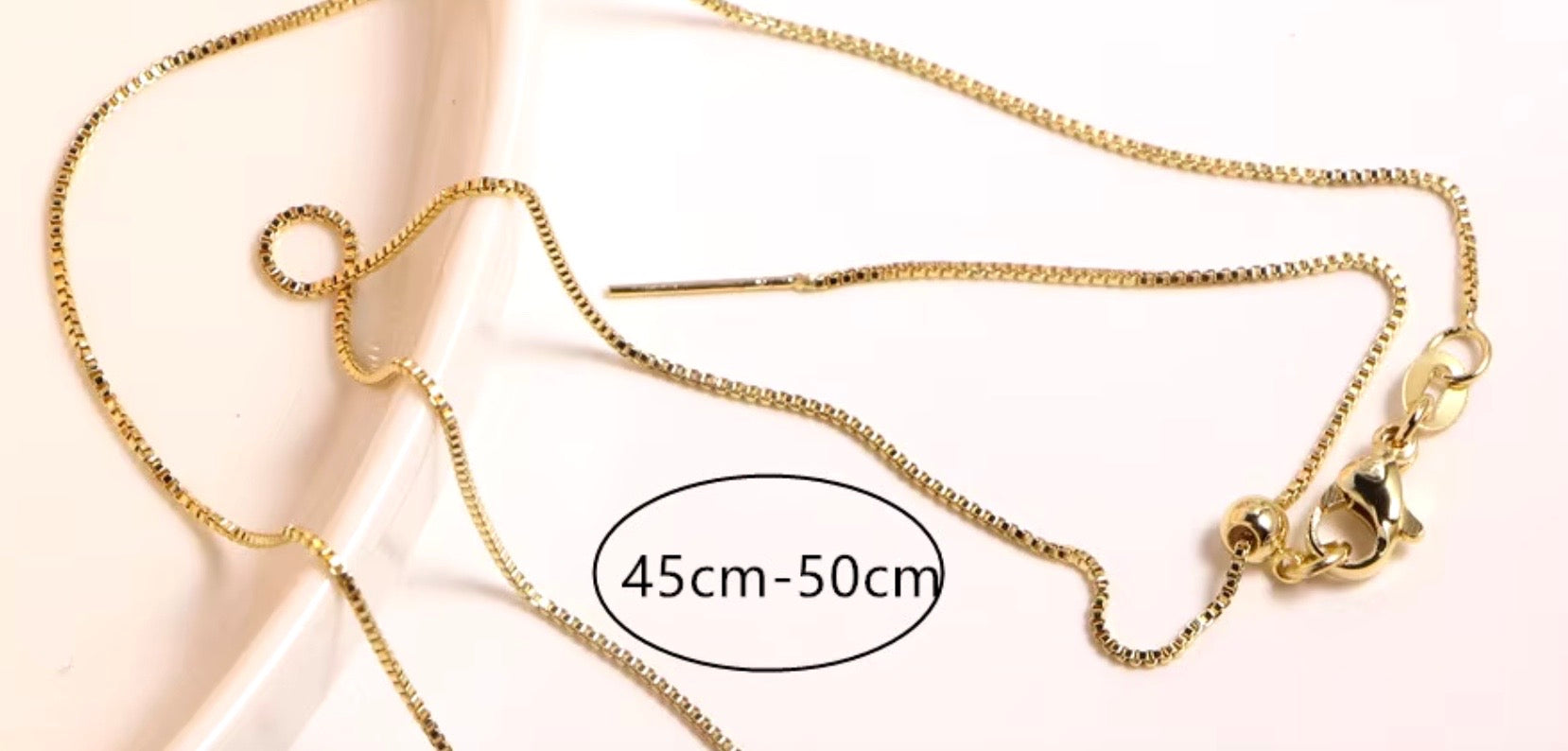Gold-Plated Bubble Letter Monogram Necklace
