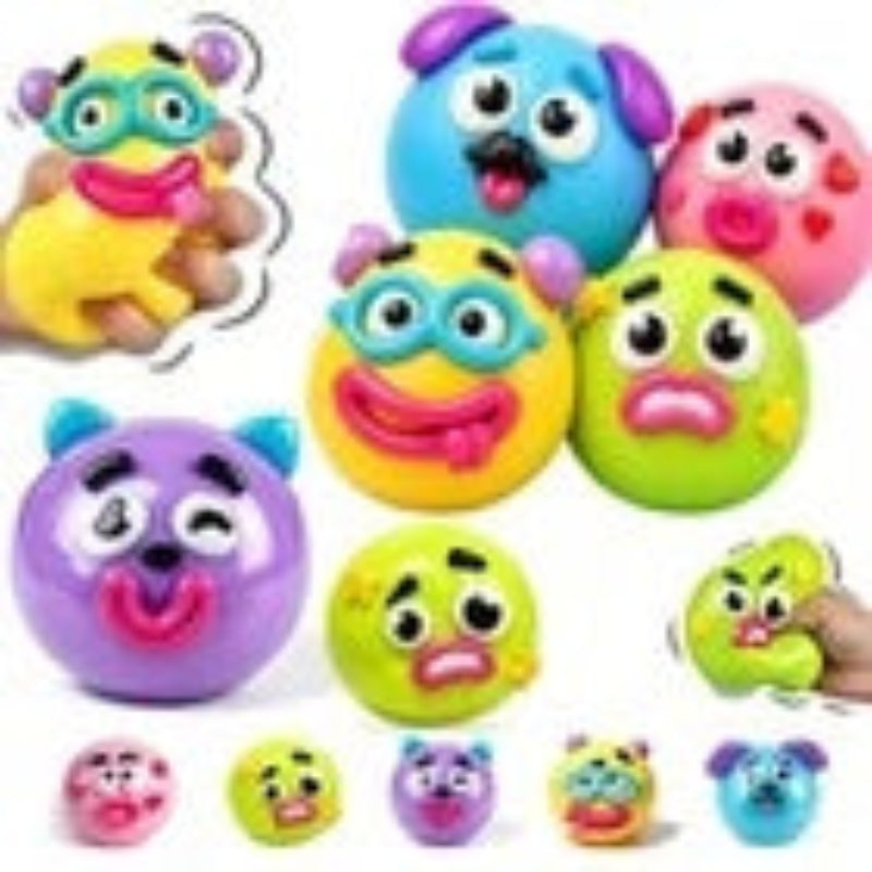 Curiosities Smushers squishy toys collection showing multiple animal face designs