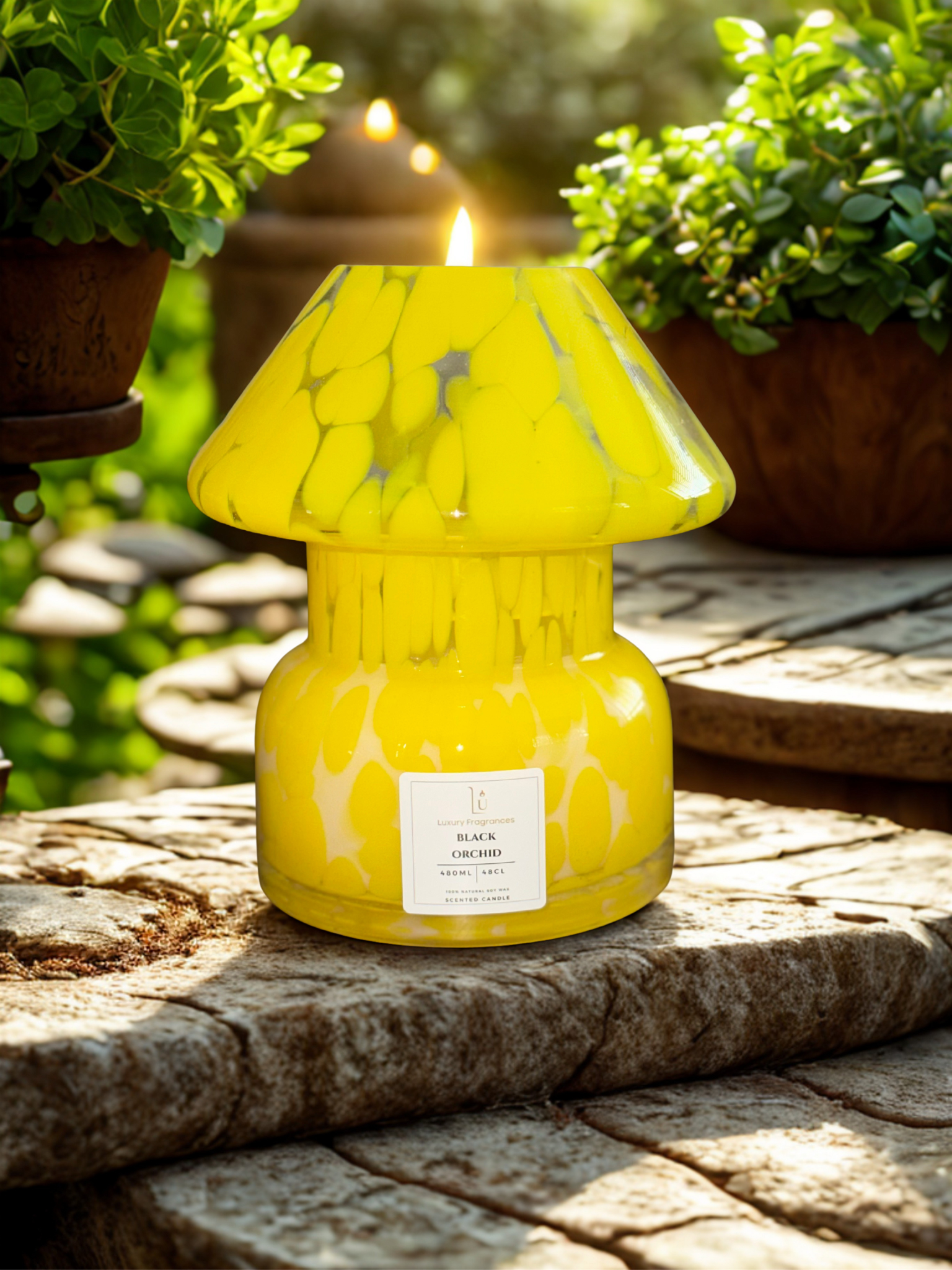 Lamp Jar Candle | Lemon
