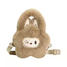 Labubu The Monsters Plush Flower Bag